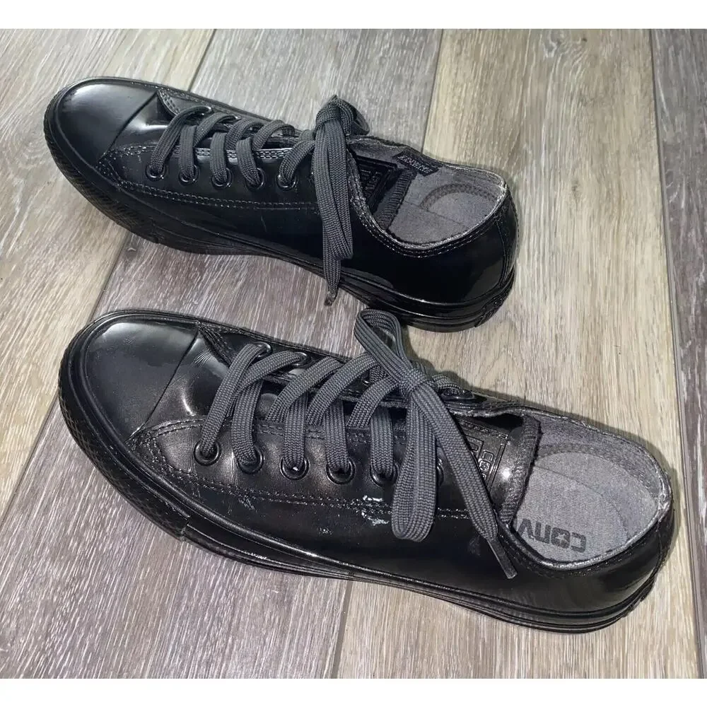 Converse Chuck Taylor All Star Sneaker Shoes Black Pearl 553271C Womens Size 7 - Picture 6 of 11
